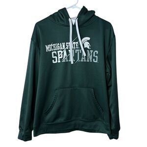 Rivalry Threads NCAA Michigan State Spartans‎ Hoodie Mens Size M Green Athletic